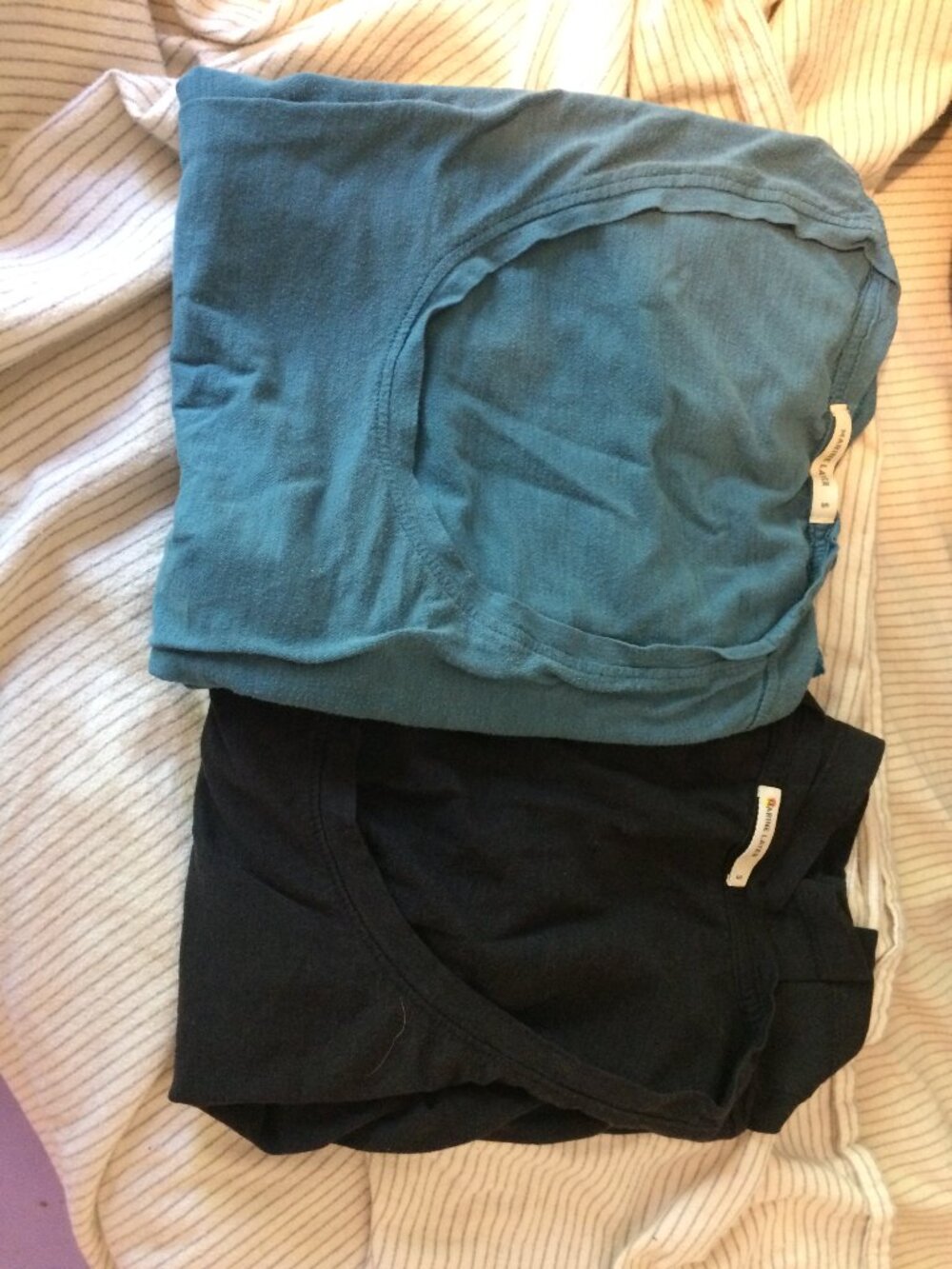 Lot of 2 Marine Layer Scoop Neck shirts - size small